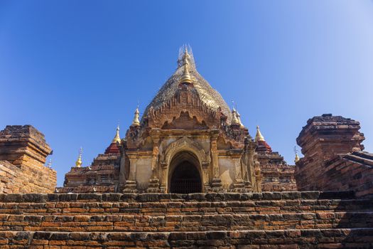 Bagan buddha tower at day , famous place in Myanmar/ Burma