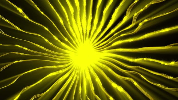 Abstract background with gold elements. 3d rendering
