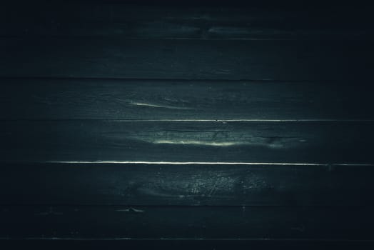 Old Rusty Wooden Background in Bluish Color Grading. Old Wooden Dark Blue Background.