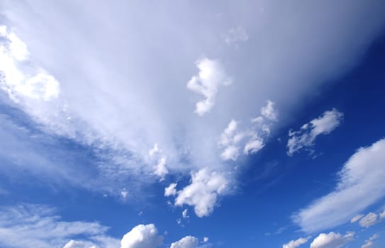 Cloudy Blue Summer Sky