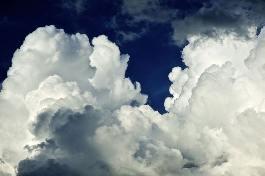 Brewing Storm Clouds. Stormy Cloudscape - Stormy Day.  Clouds Background. Weather Photo Collection.