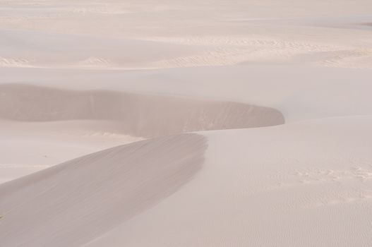 Sandy Dunes. Desert Landscape Background