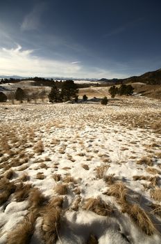 Central Colorado Landscape. Eleven Miles State Park on the Left