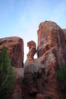 Utah Rocks Formation. Utah State, USA. Arches National Park.