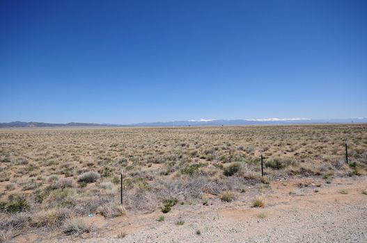 Colorado Valley. South Central of Colorado near Great Sand Dunes. Colorado USA