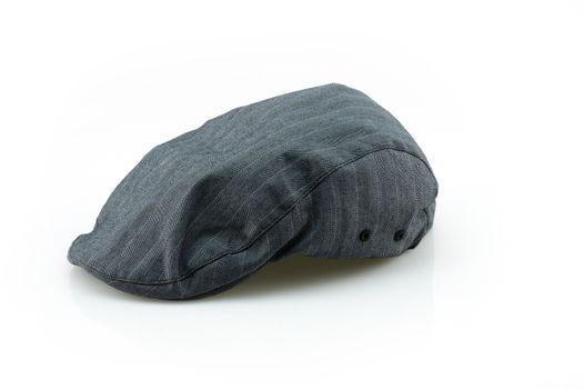 Stylish Beret Isolated on White Background. Fashion Photo Collection.