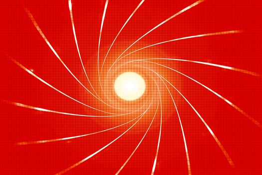 Red Center - Red Whirl Background