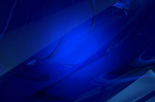 Abstract Glass Deep Blue Elegant Modern. 3D Generated Dark Blue Elegant Background. 