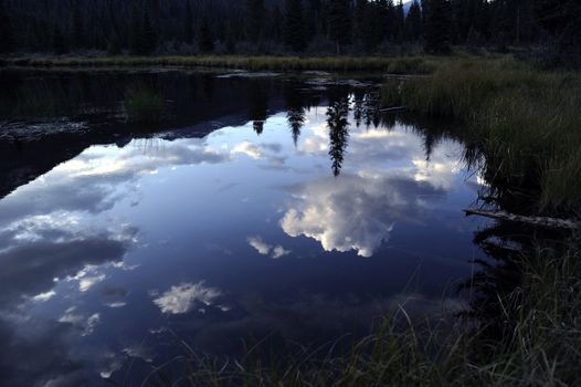 Mirror Lake. Colorado Rocky Mountains National Park