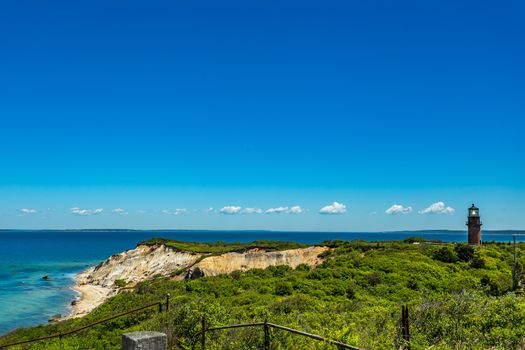 Gay Head Light is a historic Martha's Vineyard lighthouse located on the island's westernmost point off of Lighthouse Road in Aquinnah, Massachusetts.