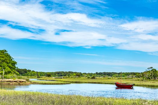 The Herring River in Harwich, Massachusetts, has been of vital importance to three Cape Cod industries, cranberries, ship building, and fisheries.