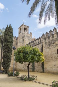 Alcazar de los Reyes Cristianos in Cordoba, Spain