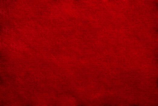 Close up of red colored textile texture for background