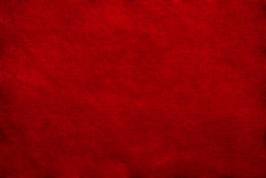 Close up of red colored textile texture for background