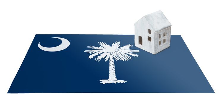 Small house on a flag - Living or migrating to South Carolina