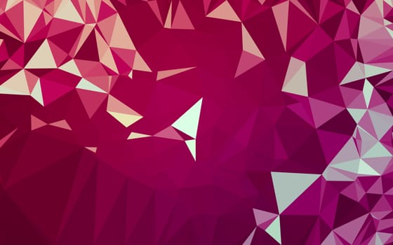 Abstract low poly background, geometry triangle, mosaic pastel color background