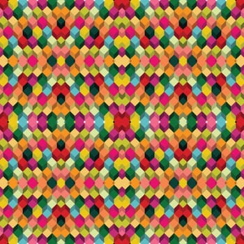 A seamlessly repeatable pattern with three dimensional cubes