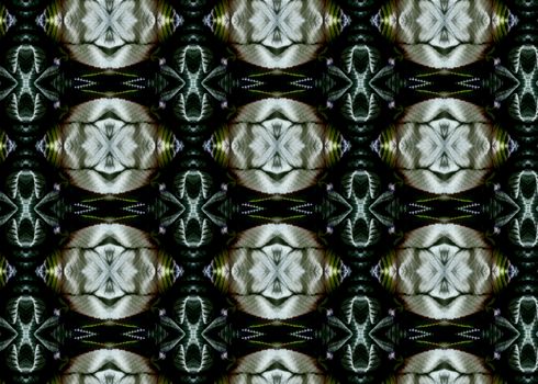 A photographic pattern with metallic feel and vibe