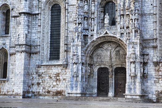 Jeronimo monastery in lisbon, portugal . unesco world heritage site