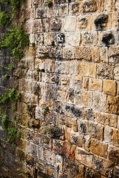 stone wall background with lots of texture
