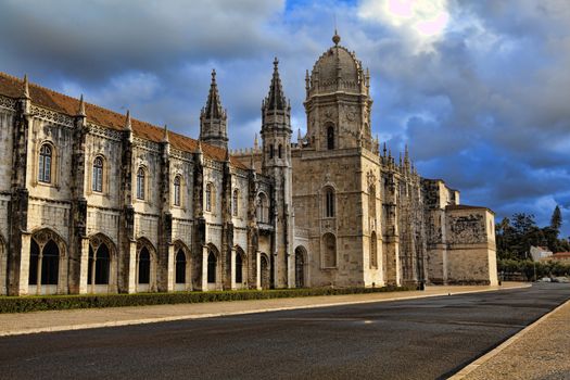 Jeronimo monastery in lisbon, portugal . unesco world heritage site