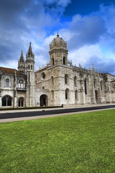 Jeronimo monastery in lisbon, portugal . unesco world heritage site