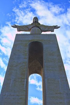 Jesus Christ monument  in Lisbon, Portugal