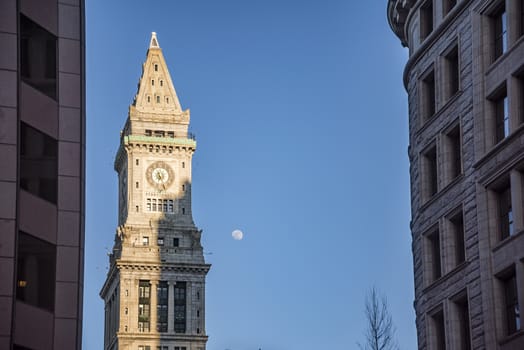 Boston Skyline and Custom House Tower, Boston, Massachusetts