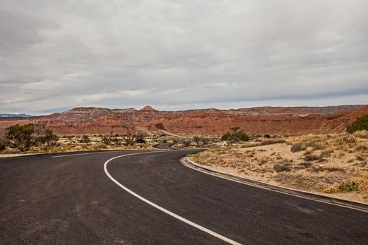 Interstate 70 near Devil's Canyon Utah.