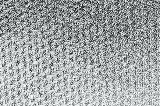 Texture background of polyester fabric. Plastic weave fabric pattern