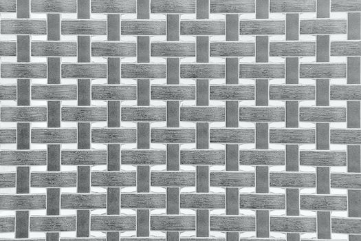Plastic Wicker Texture, Weathered grey Background Pattern
