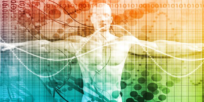 Healthcare Technology with Advanced Scanning Diagnosis Concept