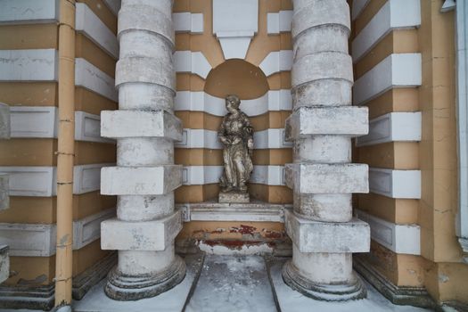 Monuments at the Kuskovo palace in Moscow, national museum