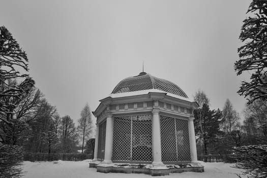 Pergola at the Kuskovo palace in Moscow, national museum