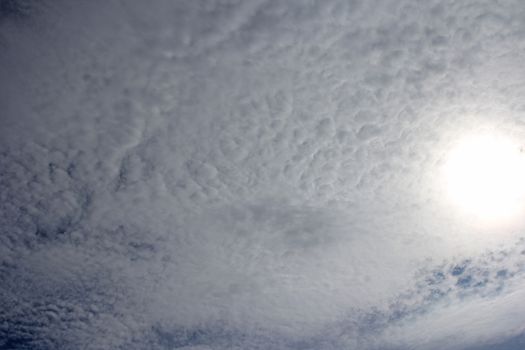 Beautiful sky with white clouds natural background