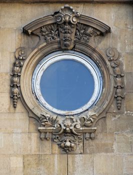 Budapest, Hungary, Buda castle district gothic windows.