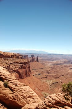 Canyonland State Park, Utah USA. Canyonland Vertical Photo