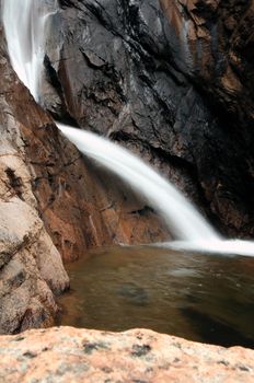 Mountain Waterfall. Colorado USA 