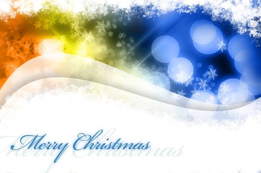 Pre-Designed Colorful Christmas Card with Copy Space. Just PLace Your Logo and Your Are Ready to Go! Christmas Collection.