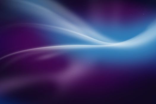 Fantasy Violet Background with Light Blue Mystic Fog. Some Stars in the Background.