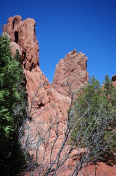 Colorado Hiking. Garden of the Gods Hiking. Colorado USA