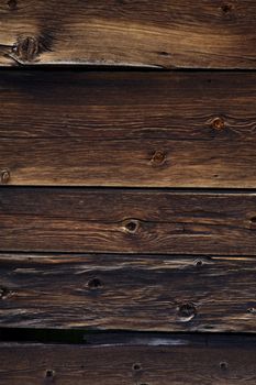 Dark Brown Wood Texture. Dark Old Wood Planks Background