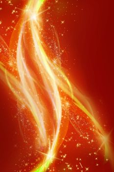Red Sparks and Smoke Abstract Background. Abstract Backgrounds Collection.