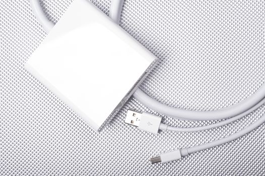 Dual-Link DVI Adapter for Laptop Computer. Elegant White Design. Mini DVI and USB Cables. Required Adapter for Laptop to External Screen Connection.