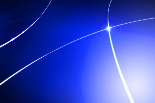 Deep Blue - Dark Blue Background with Light Rays