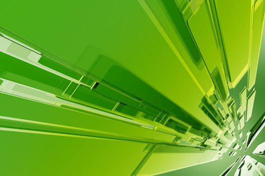 Green Corporate Background. Cool Green Glassy Blocks Background.