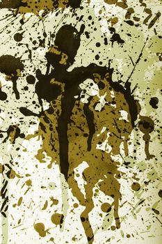 Art Grunge Background. Vertical Grungy Background with Multiple Painting Splashes. Vertical Grunge Background Design