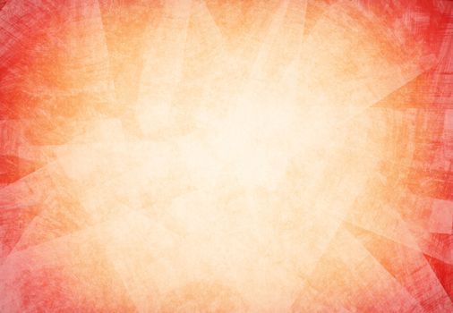Grunge Painter Background. Red-Light Yellow Painting Background