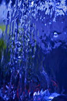Blue Water Vertical Background. Blue Waterfall. Backgrounds   and Textures Collection.