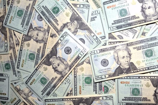 American Dollar Bills Photo Background. Cash Background
